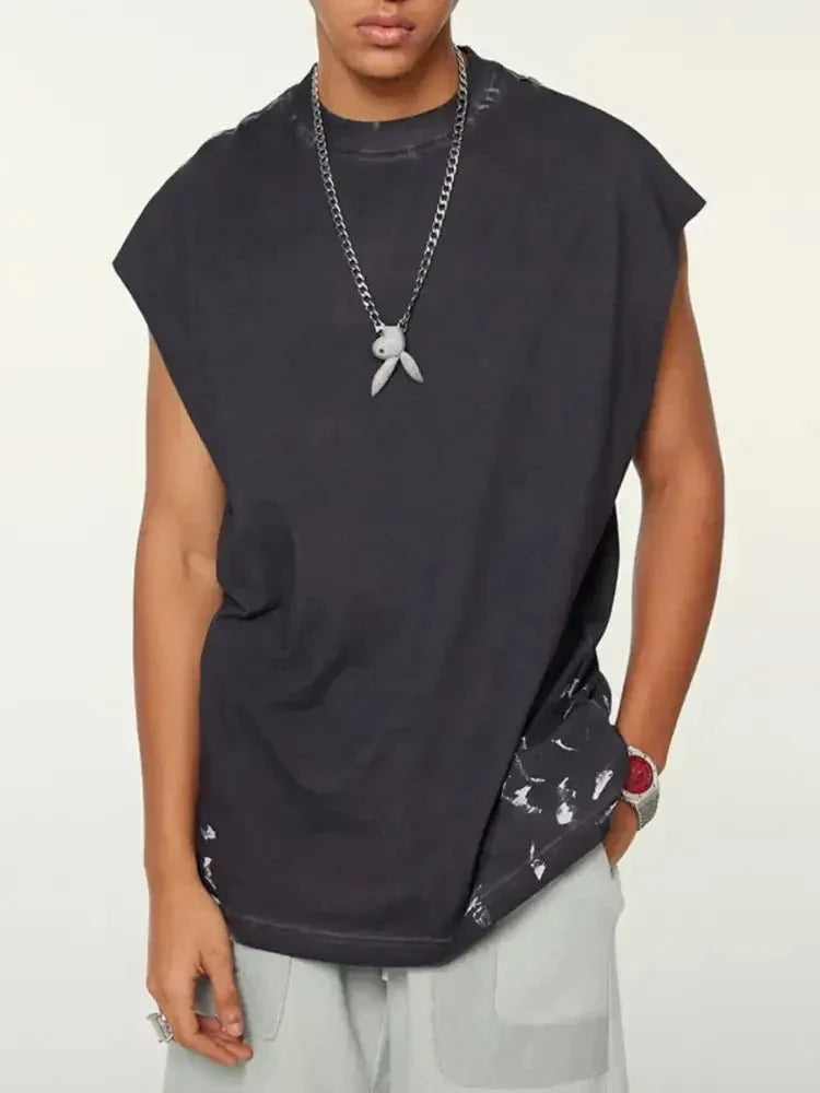 Men's Distressed Round Neck Tank - Update AvenueTrendsi1004005154471111004005154471113b225613 - 84ca - 44e1 - ae2f - 0114ce9f6b88 - Max - OriginBlack