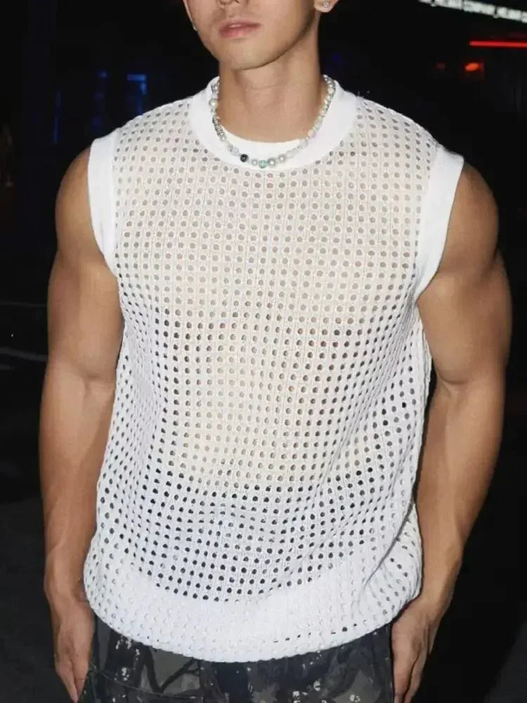 Men's Full Size Hollow Out Round Neck Tank Plus Size - Update AvenueTrendsi100400446589034100400446589034dbd29d03989d4560af24bd19444b35c9 - Max - OriginBlack