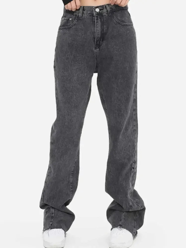 Men's Loose Fit Jeans with Pockets