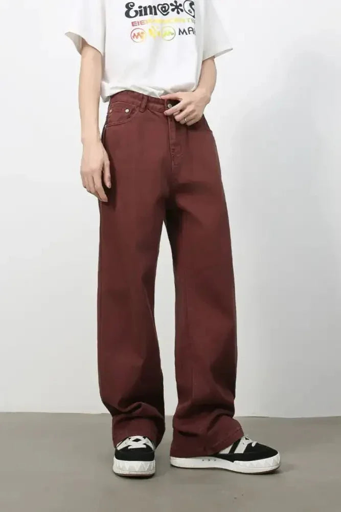 Men's Mid Rise Baggy Jeans - Update AvenueTrendsi100400260129230100400260129230Men's Mid Rise Baggy JeansPlum Purple