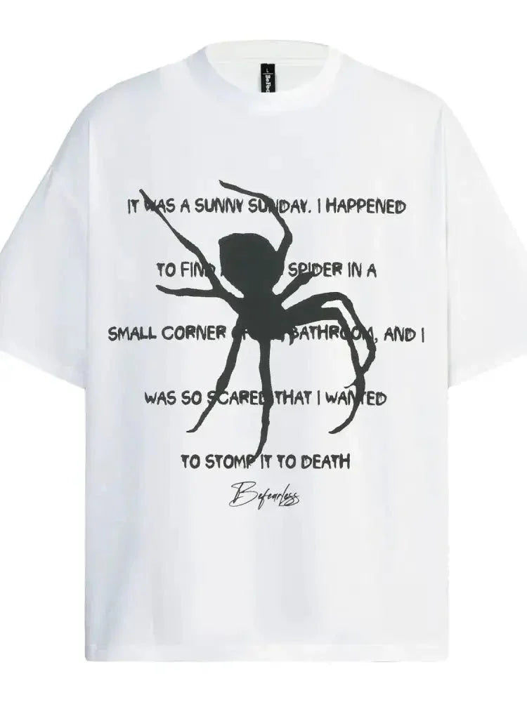 Men's Oversized Gothic Spider Graphic T-Shirt - Update AvenueHalloweenTrendsi100400647777797100400647777797bea56db8 - 7411 - 4387 - 969e - c8a30709c76c - Max - OriginWhite