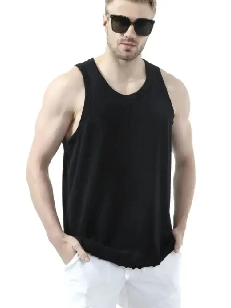 Men's Plus Size Distressed Hem Round Neck Tank - Update AvenueTrendsi1004004197752951004004197752957c2a546a - 8cea - 4199 - a732 - 40046a3c2a73 - MaxDark Gray