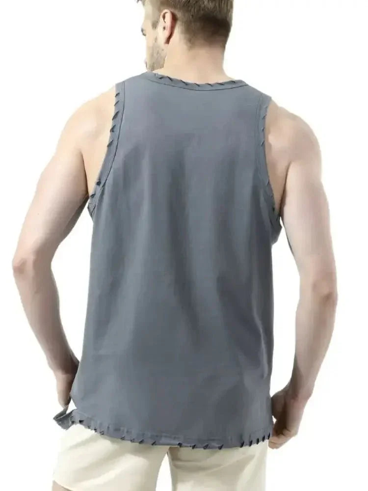Men's Plus Size Distressed Hem Round Neck Tank - Update AvenueTrendsi10040041977569410040041977569474517219 - ca5f - 4423 - 9613 - 650a7de338c6 - MaxBlack