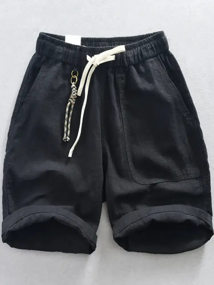 Men's Plus Size Drawstring Casual Shorts