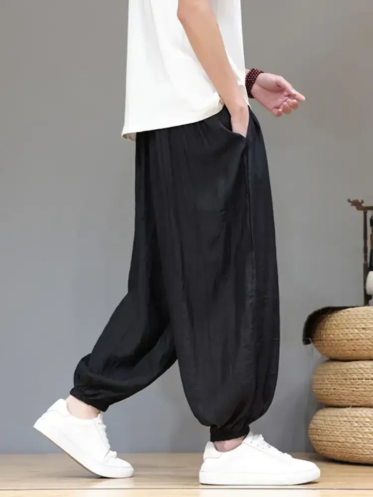 Men's Plus Size Drawstring Loose Fit Joggers