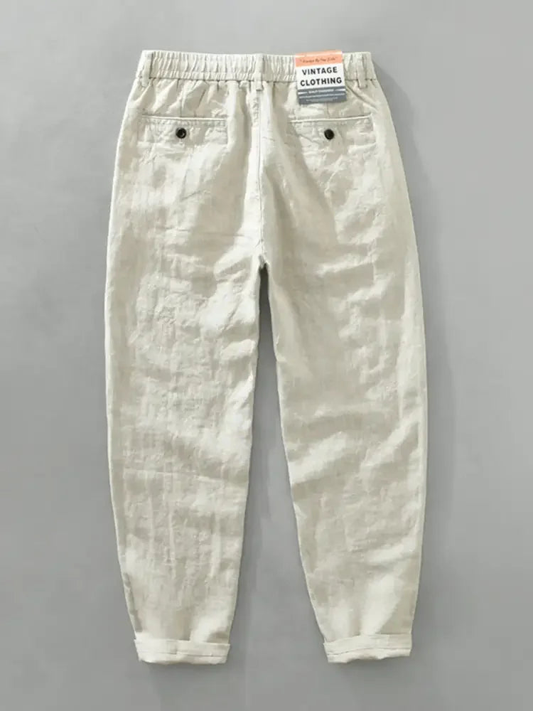 Men's Plus Size Drawstring Wide Leg Pants