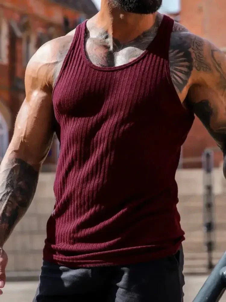 Men's Plus Size Round Neck Wide Strap Tank - Update AvenueTrendsi100400627267071100400627267071dc6f6021 - 5387 - 464b - b164 - ae128414995d - MaxBurgundy