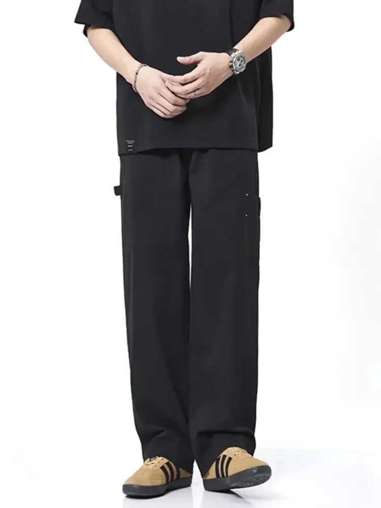 Men's Plus Size Wide Leg Pants