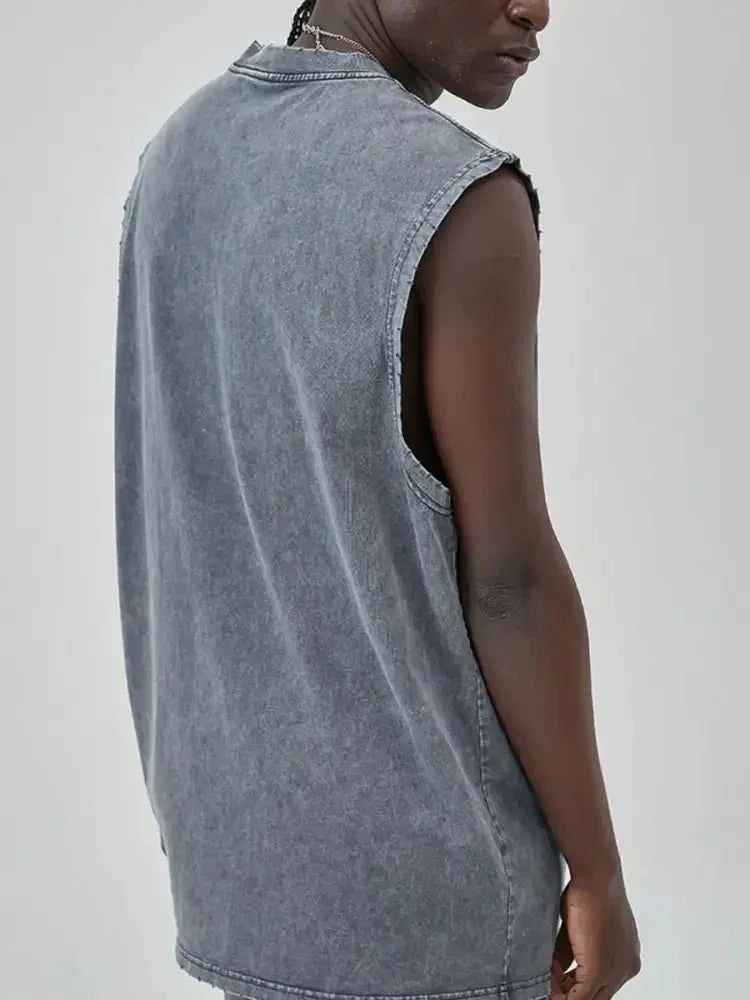 Men's Round Neck Washed Tank - Update AvenueTrendsi100400675777952100400675777952e268a9b9 - eed1 - 49fa - 8a91 - 73bffa48f71a - Max - OriginBatik Black