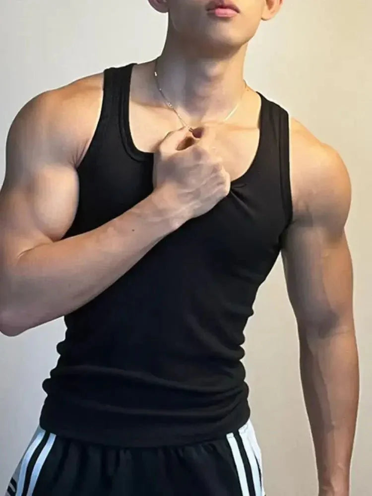Men's Square Neck Wide Strap Tank - Update AvenueTrendsi1004007366288451004007366288454c24e3cf - 40bb - 4f06 - b04d - 0ba5c5025072 - MaxBlack