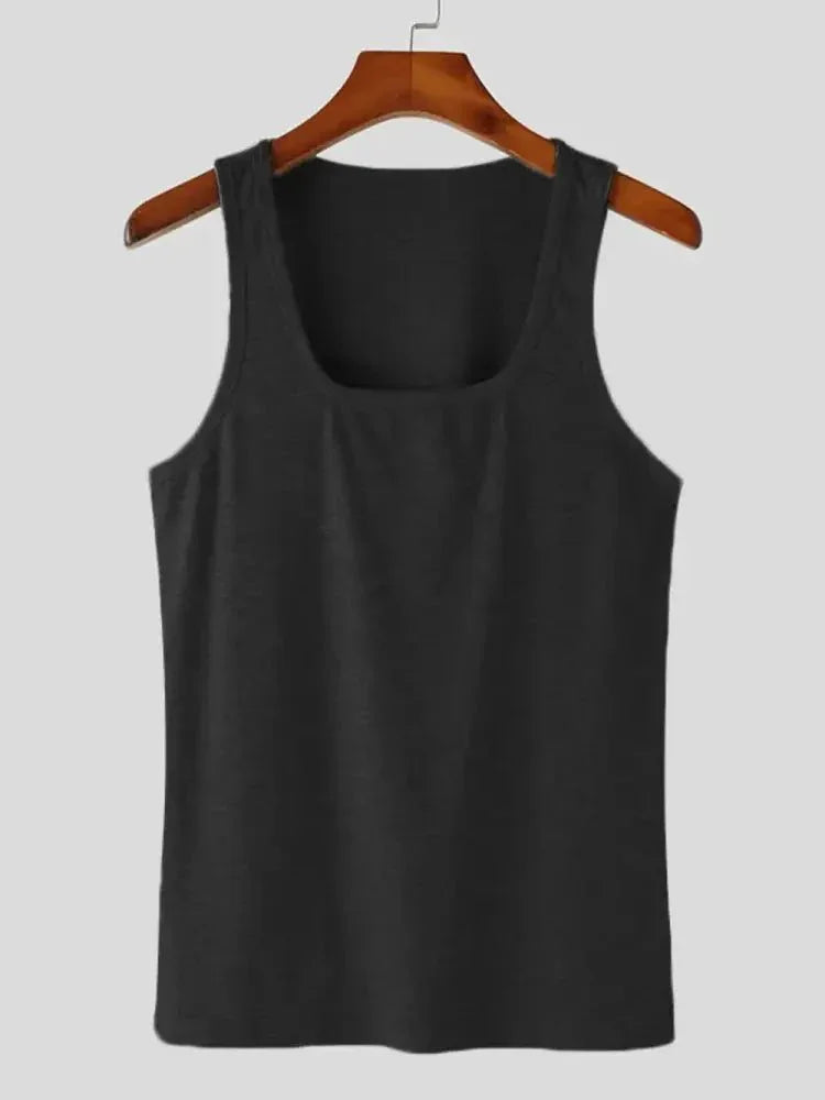 Men's Square Neck Wide Strap Tank - Update AvenueTrendsi100400736628845100400736628845e2963319 - f57a - 49fb - bcc6 - 9615d81772f0 - MaxBlack