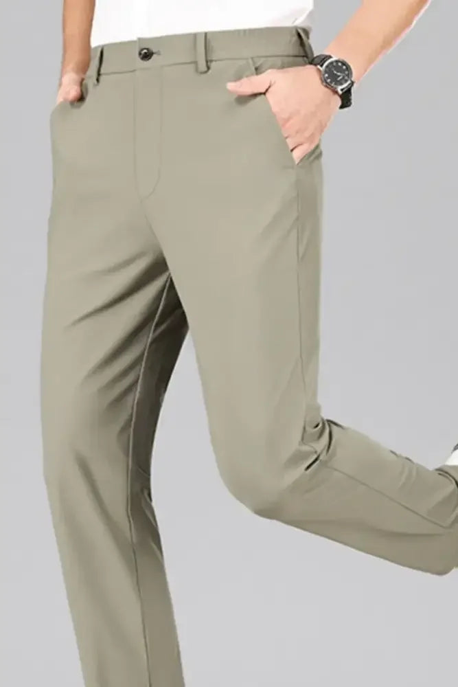 Men's Straight Leg Pants with Pockets