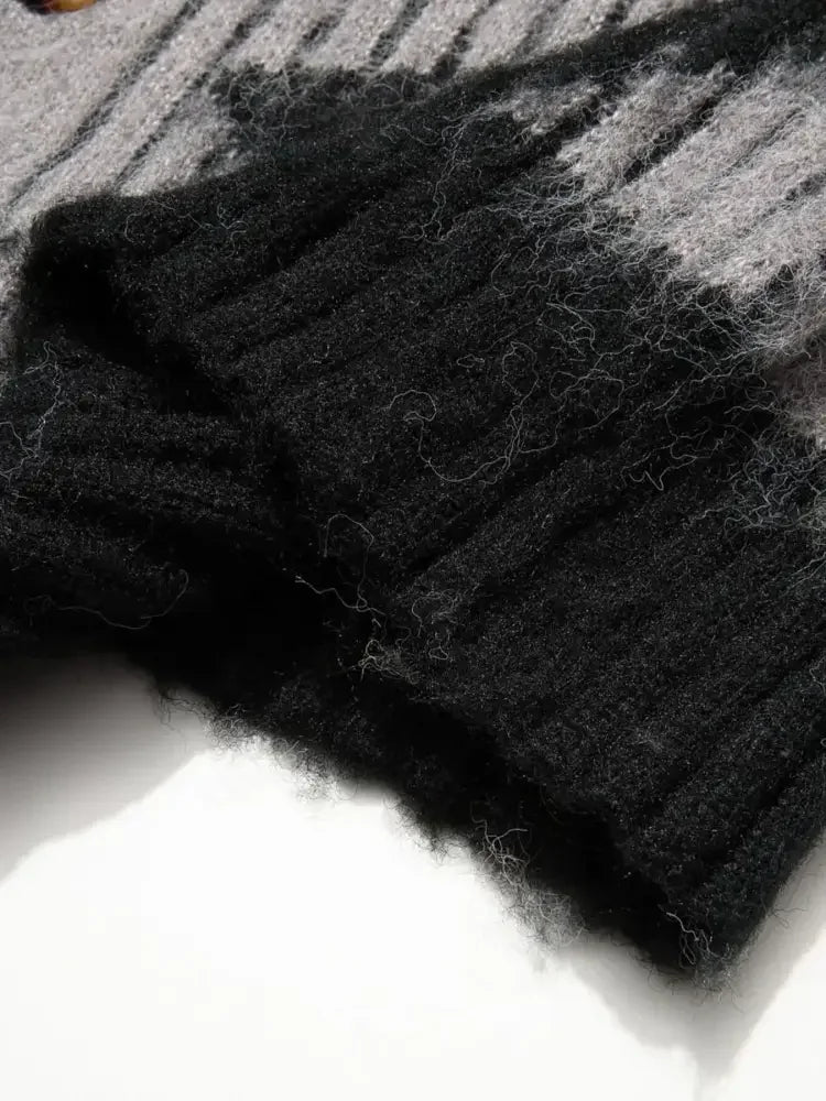 Men's V-Neck Long Sleeve Cardigan