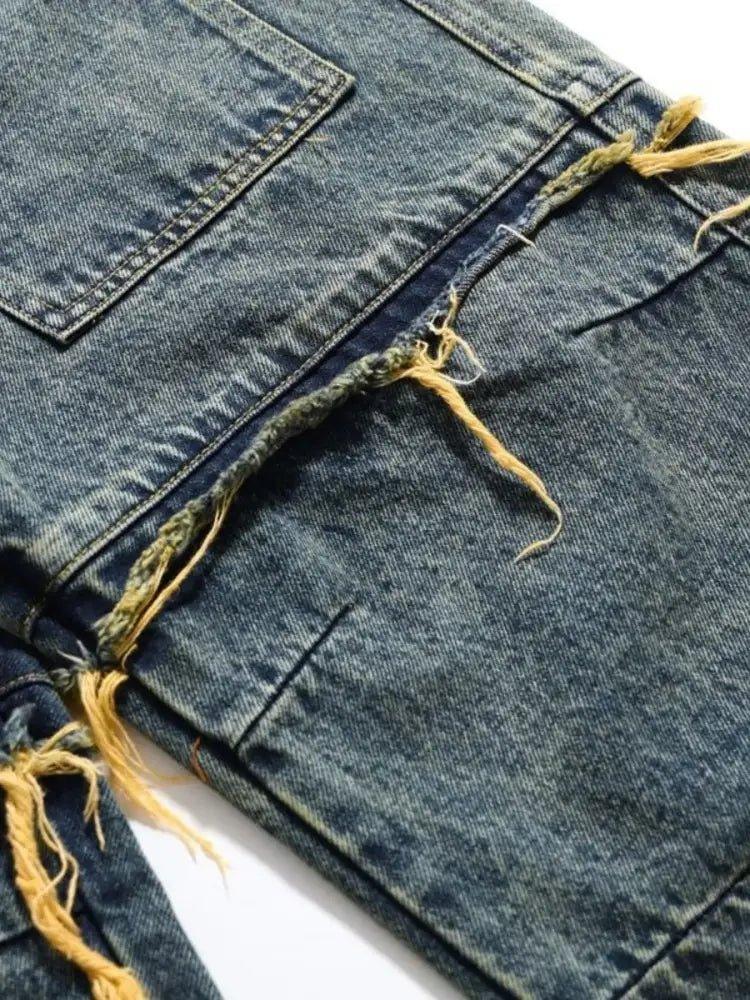Men's Vintage Distressed Multi - Pocket Cargo Jeans - Update AvenueTrendsi100400025753429100400025753429Men's Vintage Distressed Multi - Pocket Cargo JeansVintage Blue