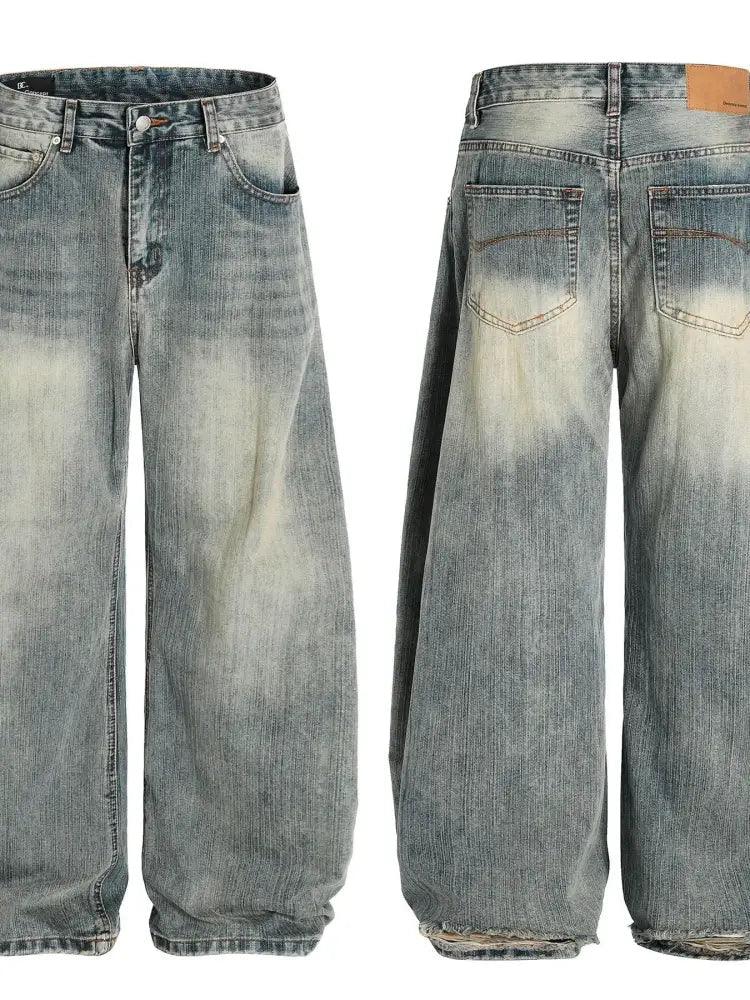 Men's Vintage Washed Baggy Jeans - Update AvenueTrendsi100400265575448100400265575448Men's Vintage Washed Baggy JeansBlue