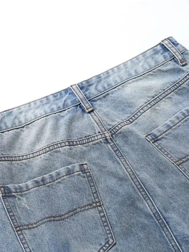 Men's Vintage Washed Wide Leg Denim Shorts - Update AvenueTrendsi100400845271611100400845271611Men's Vintage Washed Wide Leg Denim ShortsLight Blue