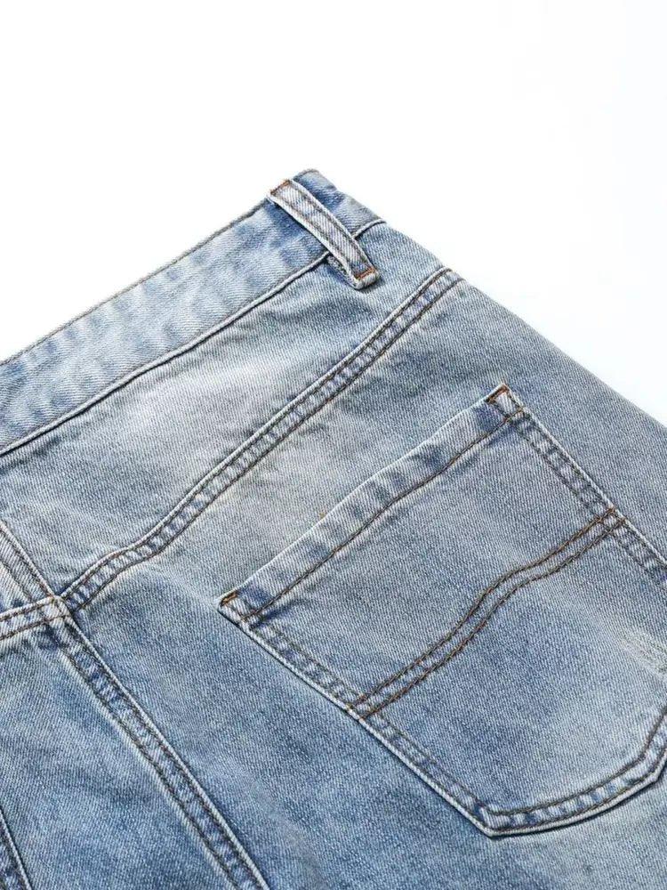 Men's Vintage Washed Wide Leg Denim Shorts - Update AvenueTrendsi100400845271611100400845271611Men's Vintage Washed Wide Leg Denim ShortsLight Blue