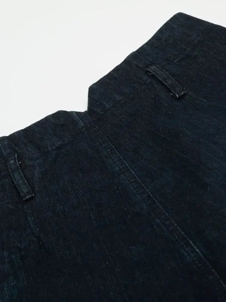 Men's Washed Button Fly Curved Jeans - Update AvenueTrendsi100400273606225100400273606225Men's Washed Button Fly Curved JeansDark Blue