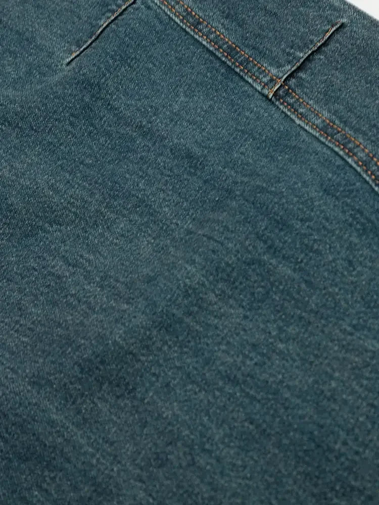 Men's Wide-Leg Baggy Denim Jeans