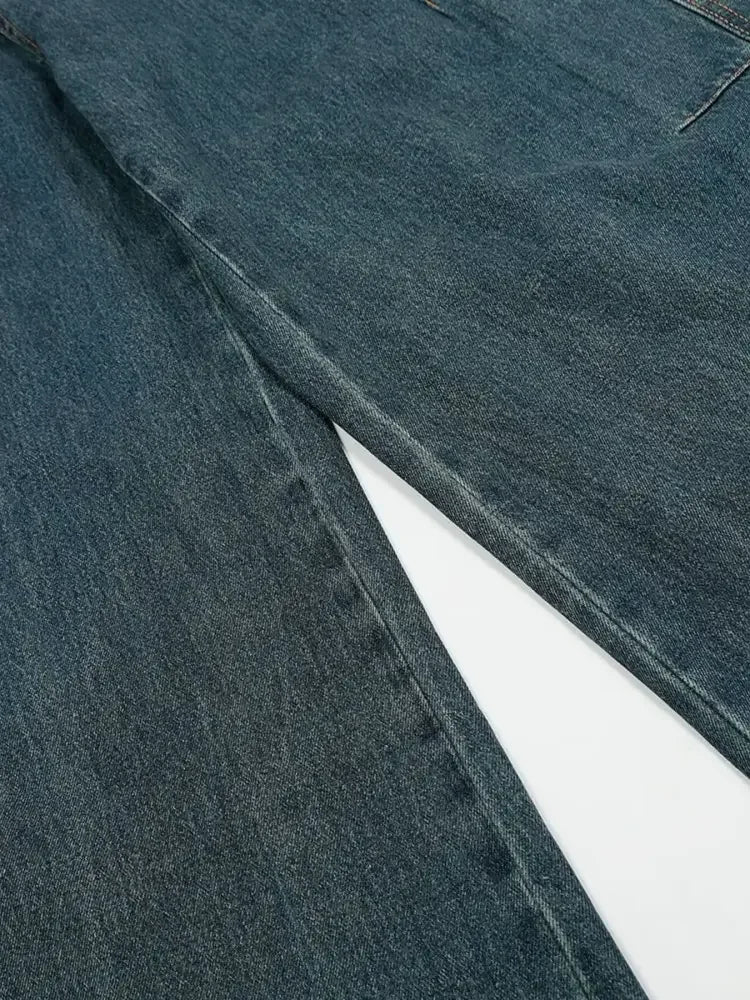 Men's Wide-Leg Baggy Denim Jeans