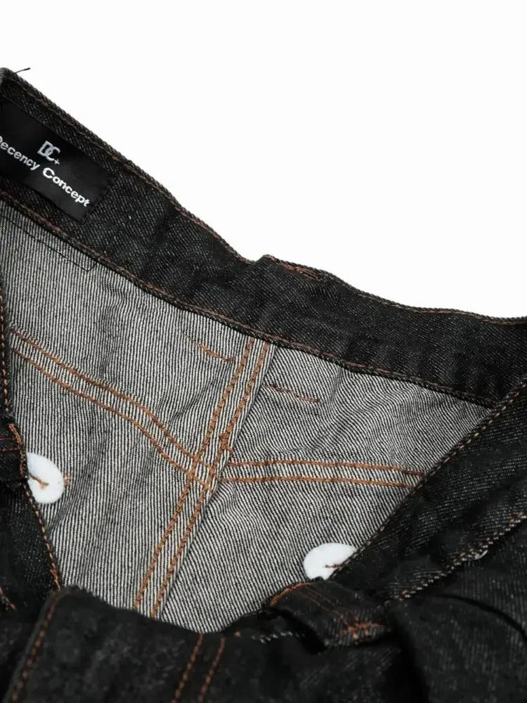 Men's Wide-Leg Baggy Denim Jeans
