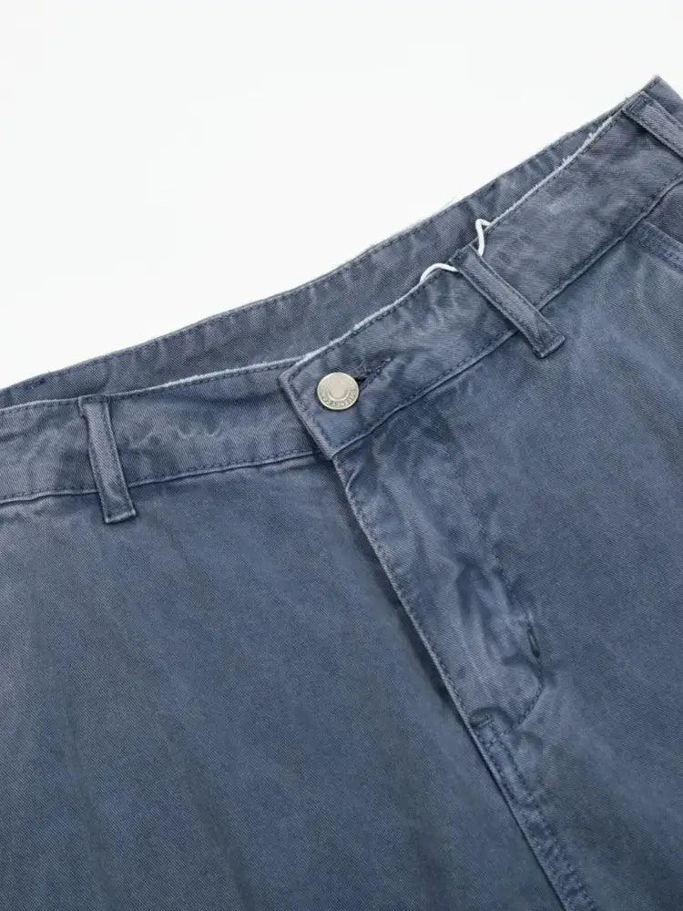 Men's Wide - Leg Cargo Jeans with Side Pockets - Update AvenueTrendsi100400093628610100400093628610Men's Wide - Leg Cargo Jeans with Side PocketsBlue