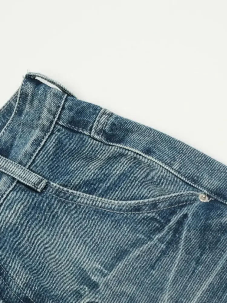 Men's Wide Leg High Waist Jeans