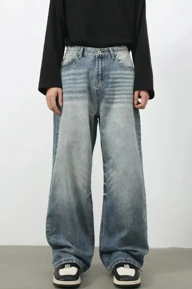 Men's Wide Leg Jeans with Pockets - Update AvenueTrendsi100400275621555100400275621555Men's Wide Leg Jeans with PocketsMedium