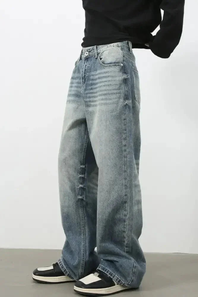 Men's Wide Leg Jeans with Pockets - Update AvenueTrendsi100400275621555100400275621555Men's Wide Leg Jeans with PocketsMedium