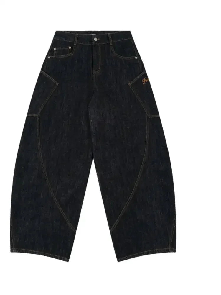 Men's Wide Leg Jeans with Pockets - Update AvenueTrendsi100400974618439100400974618439Men's Wide Leg Jeans with PocketsBlack