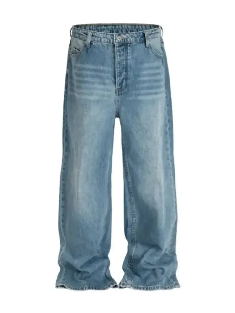 Men's Wide Straight Jeans with Pockets - Update AvenueTrendsi100400107351304100400107351304Men's Wide Straight Jeans with PocketsMedium