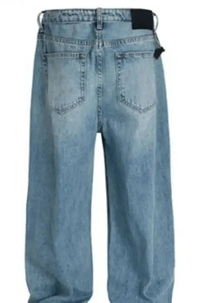 Men's Wide Straight Jeans with Pockets - Update AvenueTrendsi100400107351304100400107351304Men's Wide Straight Jeans with PocketsMedium