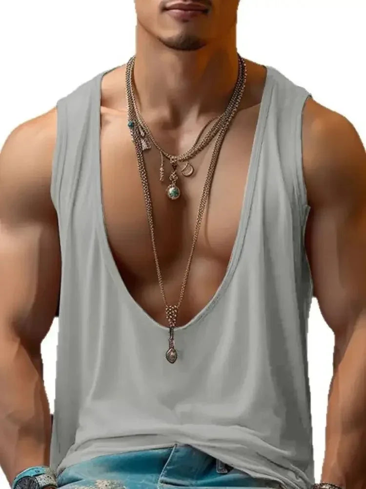 Men's Wide Strap Tank - Update AvenueTrendsi100400029515997100400029515997de66b942 - a921 - 41fd - b75c - e92b9ceb6d85 - MaxGray