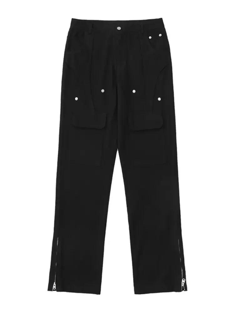 Men's Zip Detail Cargo Jeans
