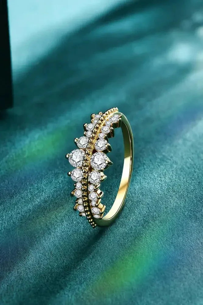 Moissanite 925 Sterling Silver Ring - Update AvenueRingTrendsi101300303420615101300303420615Moissanite 925 Sterling Silver RingGold