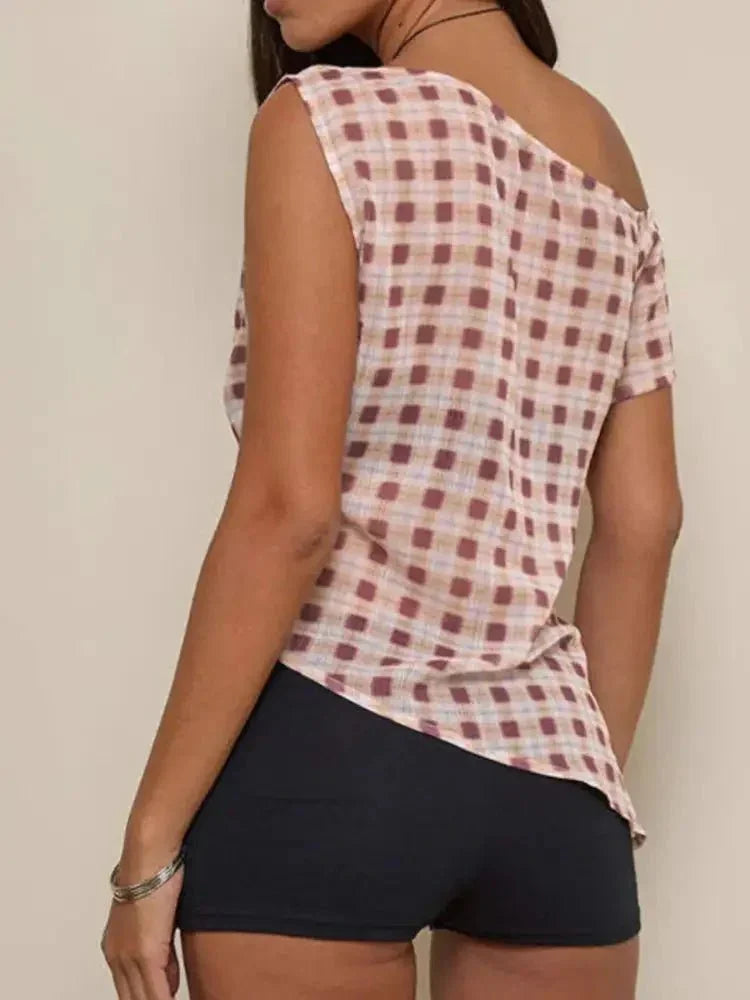One - Shoulder Plaid Tank Top - Update AvenueTrendsi100100387541791100100387541791be08d65a - 8794 - 4aa9 - a2b8 - 042e9fb28a17 - Max - OriginOrange