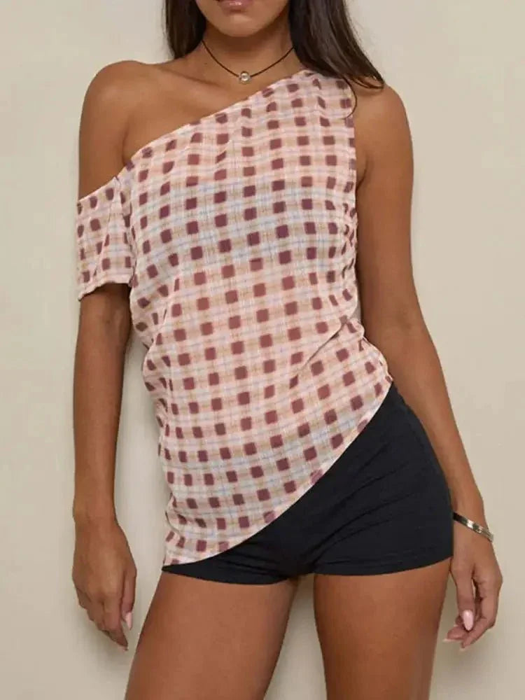 One - Shoulder Plaid Tank Top - Update AvenueTrendsi100100387541791100100387541791d51b2bc1 - 6d16 - 48b6 - b668 - d4503d81fc99 - Max - OriginOrange