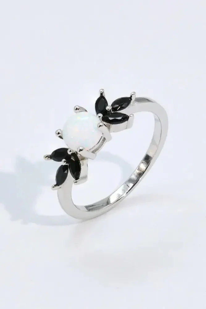 Opal and Zircon Contrast Ring - Update AvenueRingTrendsi100100738119949100100738119949Opal and Zircon Contrast RingOpal