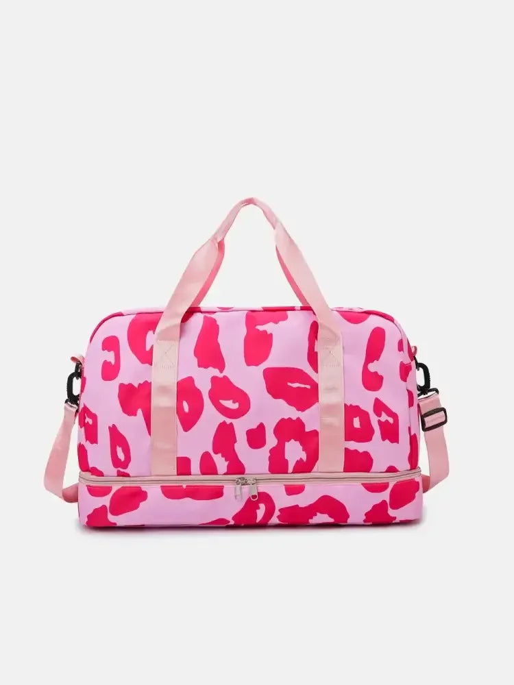 Oxford Cloth Leopard Travel Bag