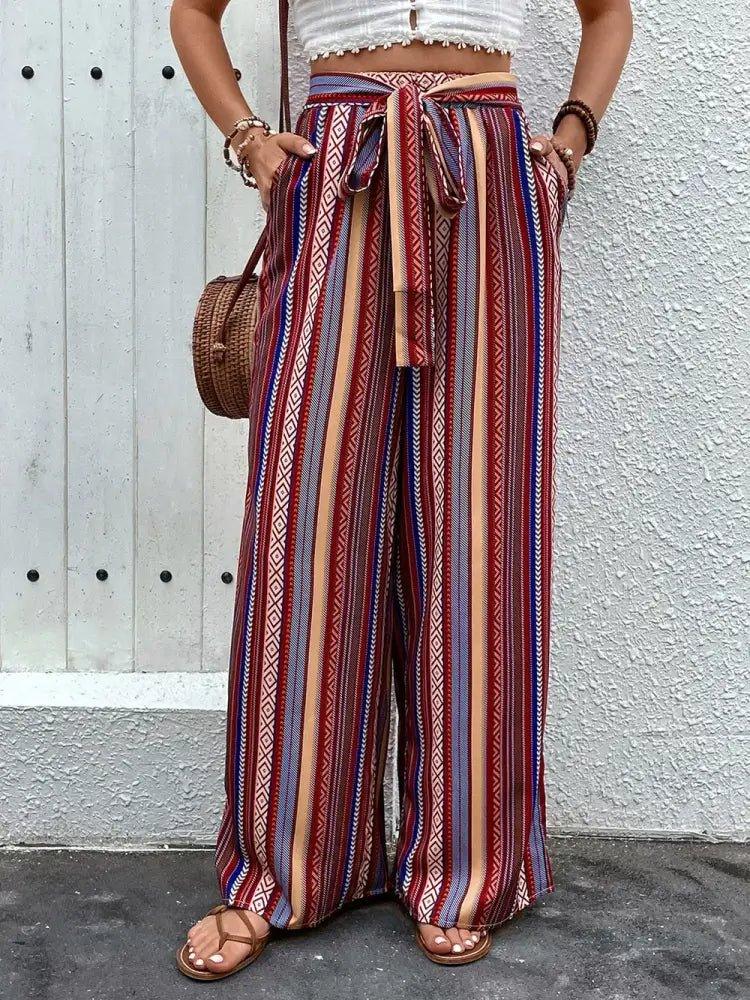Perfee Tied Geometric Wide Leg Pants - Update AvenueBoho VibesTrendsi1001005160018411001005160018415e9ac297 - 67f4 - 4f56 - 872e - ebb14c488b16 - MaxRust
