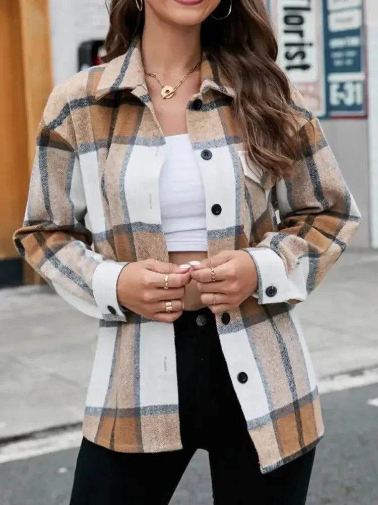 Plaid Button Up Long Sleeve Shirt - Update AvenueTrendsi100100761258049100100761258049f7197a45 - 526e - 492c - b25a - 618f44f516fa - Max - OriginBronze