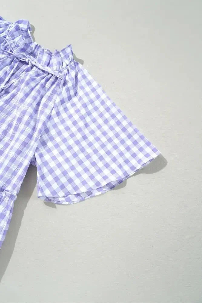 Plaid Tie Neck Short Sleeve Babydoll Mini Dress - Update AvenueTrendsi100100892997244100100892997244b09e2a24 - 8247 - 436c - bb90 - 78092b23a2d7 - MaxLavender