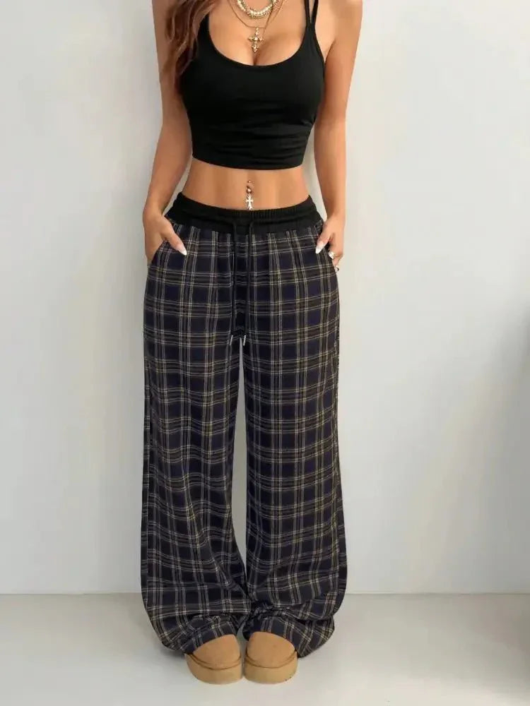 Plaid Wide Leg Pants with Drawstring Waist - Update AvenueTrendsi100100250885765100100250885765b66e14ae - 2490 - 459f - b0b9 - 3e13b946e0ce - Max - OriginMocha