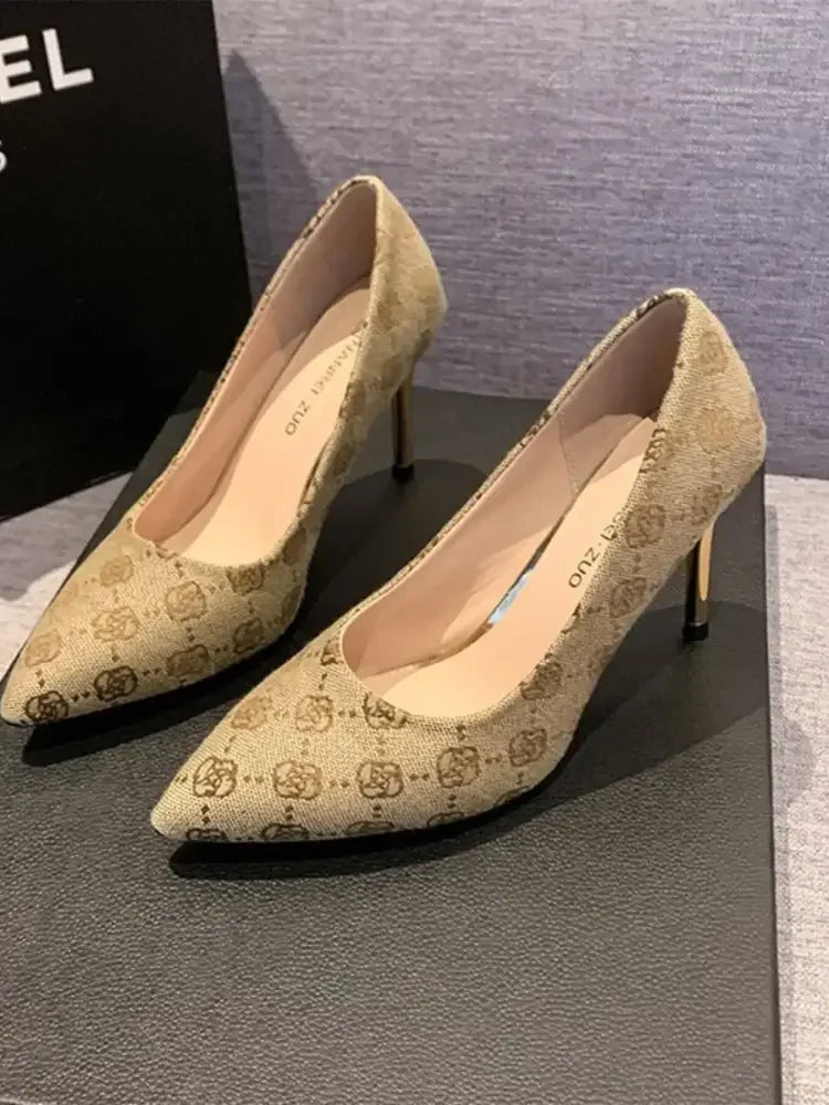 Point Toe Stiletto Pumps
