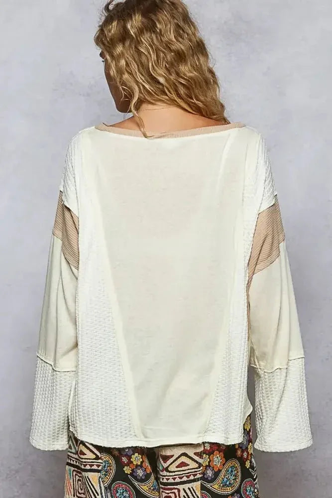 POL Contrast Round Neck Long Sleeve T-Shirt - Update AvenueT-ShirtsTrendsi1001006869919291001006869919290b9e4db9 - e56f - 4396 - ba73 - 3ce02a333413 - Max - OriginCream