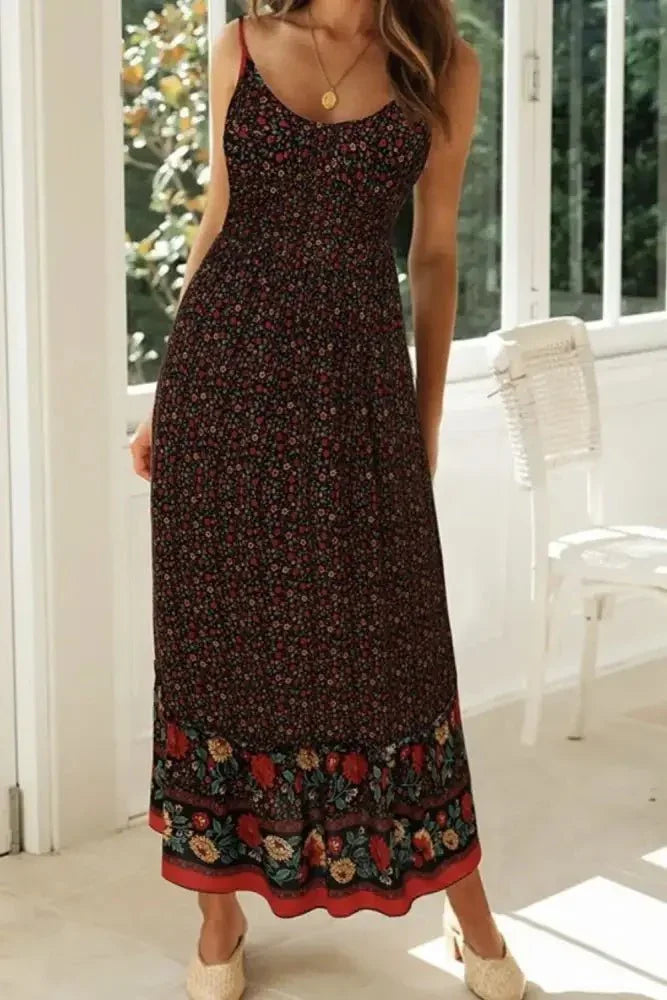 Printed Maxi Cami Dress - Update AvenueEffortless Elegance: DressesTrendsi1001002901866071001002901866075a26422d - 0744 - 48b1 - 9a38 - 7c1238b7a6b6 - Max - OriginBlack