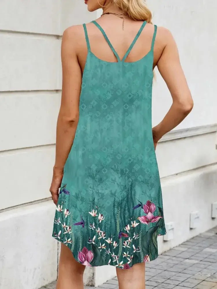 Printed Scoop Neck Cami Dress - Update AvenueEffortless Elegance: DressesTrendsi10010056557196210010056557196230784f4d - bd13 - 4bd4 - 9aff - 4a704b762521 - Max - OriginTeal