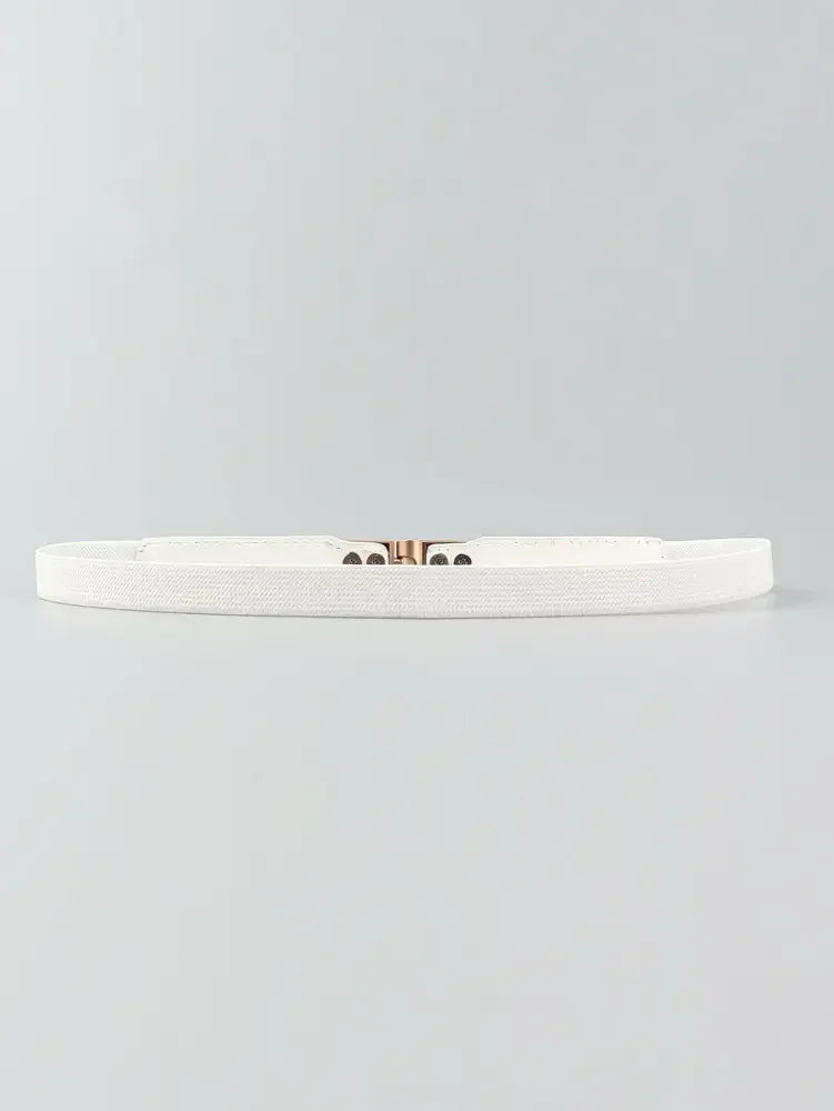 PU Elastic Skinny Belt
