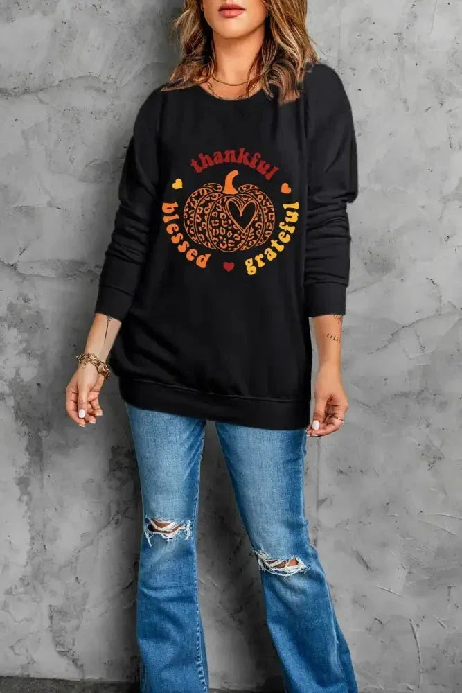 Pumpkin Graphic Long Sleeve Sweatshirt - Update AvenueHalloweenTrendsi100100113801491100100113801491b1496a0d - 8f6e - 42f8 - adce - 627e1f987f1a - MaxBlack