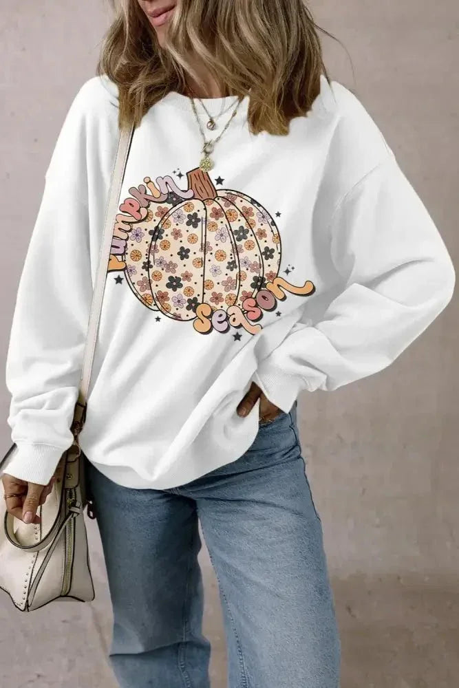 Pumpkin Graphic Long Sleeve Sweatshirt - Update AvenueHalloweenTrendsi1001004252610651001004252610654c6190db - a673 - 4c70 - ba5c - a1ca605016fb - MaxWhite